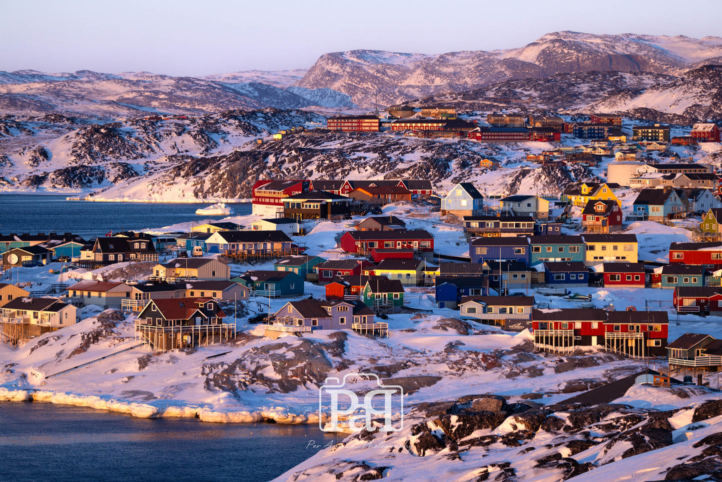 Greenland Colorful Houses Fine Art Print