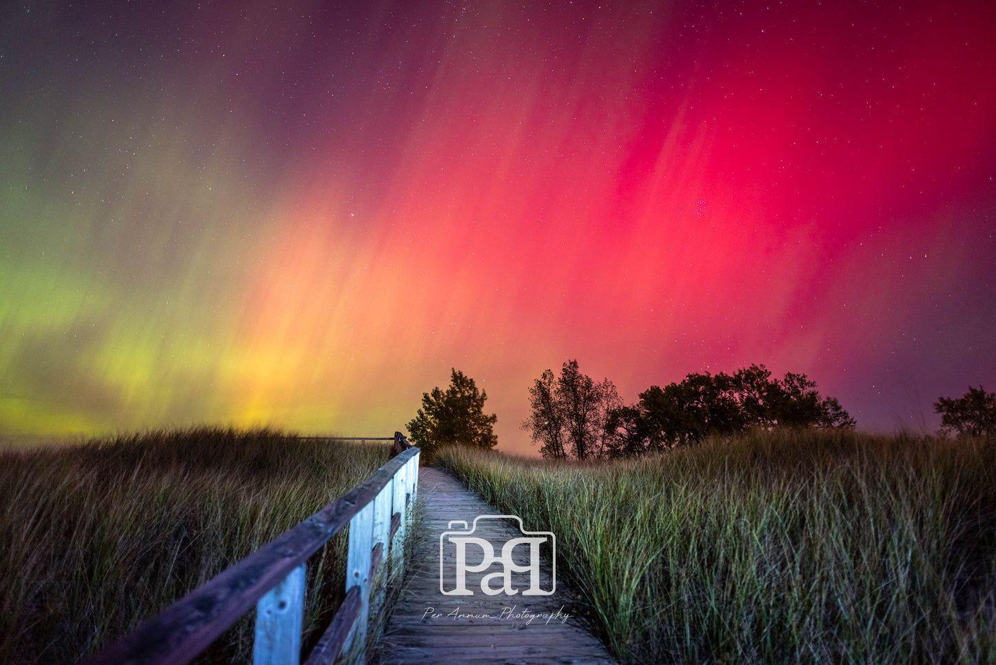 Michigan Aurora Fine Art Print