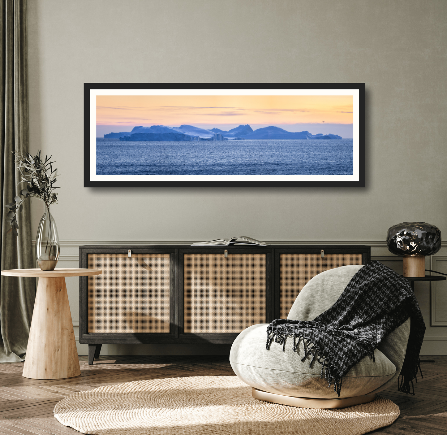 Iceberg Sunset Fine Art Print