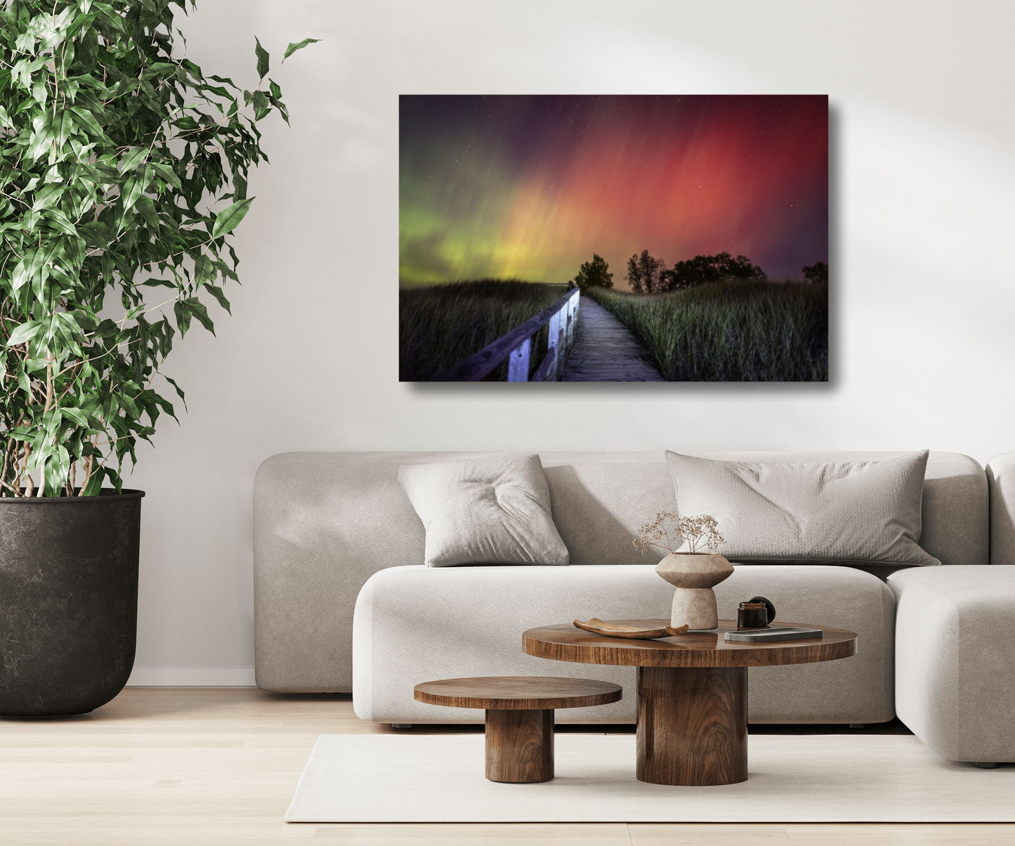 Michigan Aurora Fine Art Print