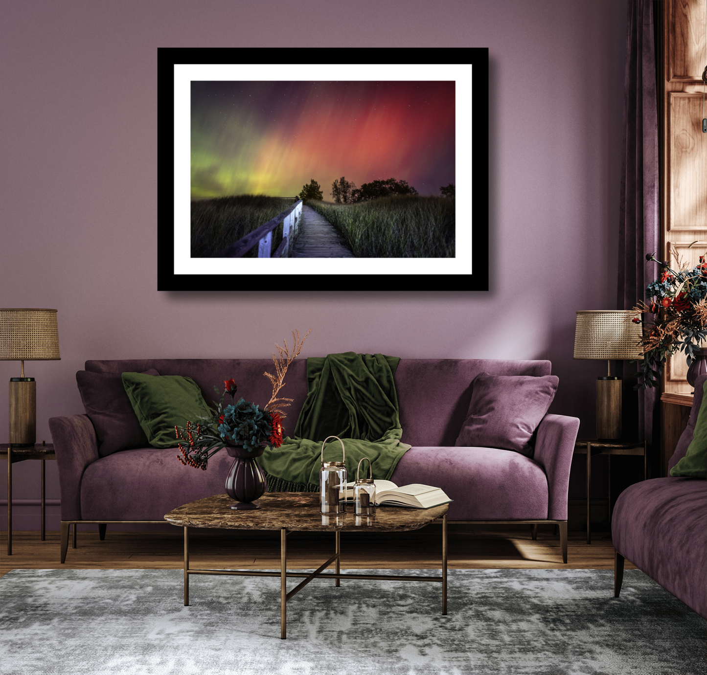 Michigan Aurora Fine Art Print