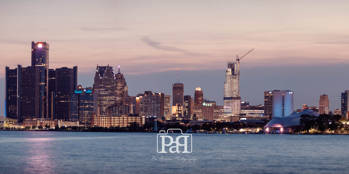 Detroit Skyline Fine Art Print