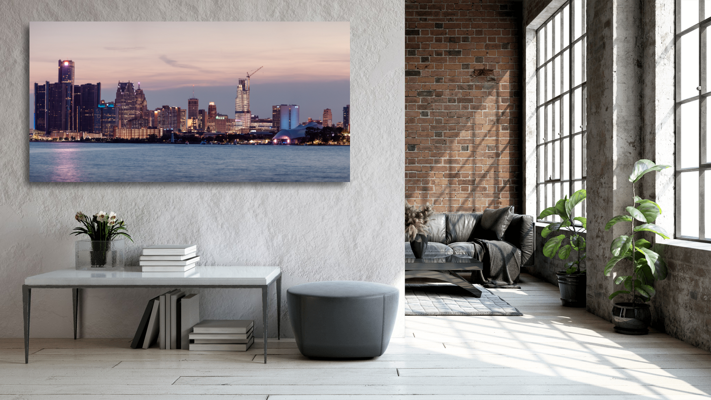 Detroit Skyline Fine Art Print